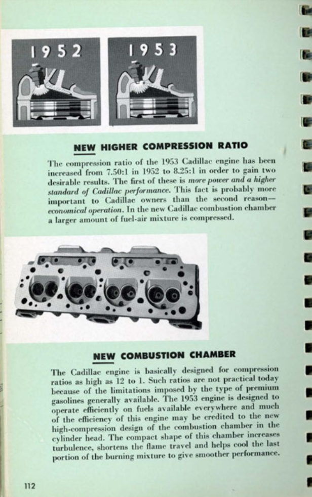 1953 Cadillac Salesmans Data Book Page 69